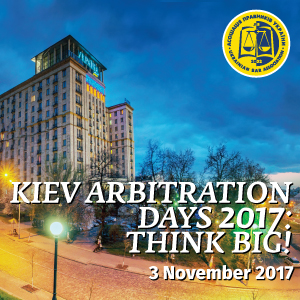 Kiev Arbitration Days to take place in November 2017